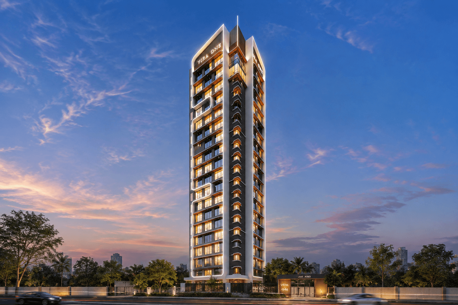 Vira One, Goregaon — tower exterior